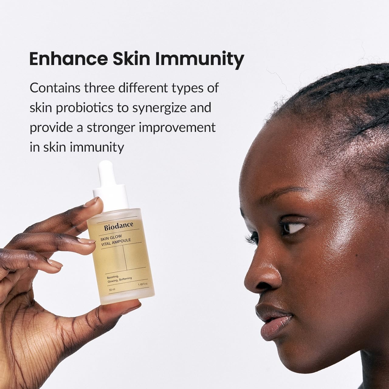image:imageBiodance Skin Glow Vital Ampoule Total Care Serum Brightening AntiAging Probiotic Complex Ampoule 169 fl oz x 1 eaVital Ampoule