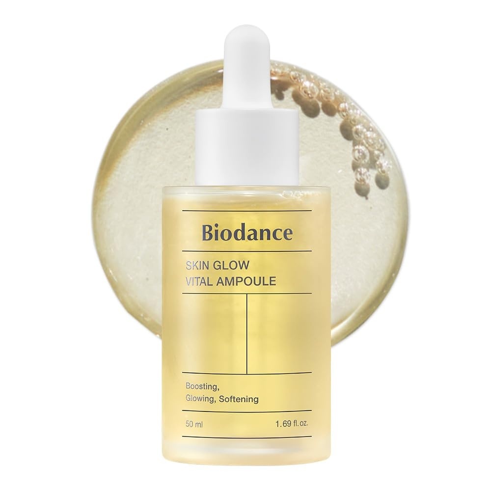 image:imageBiodance Skin Glow Vital Ampoule Total Care Serum Brightening AntiAging Probiotic Complex Ampoule 169 fl oz x 1 eaVital Ampoule