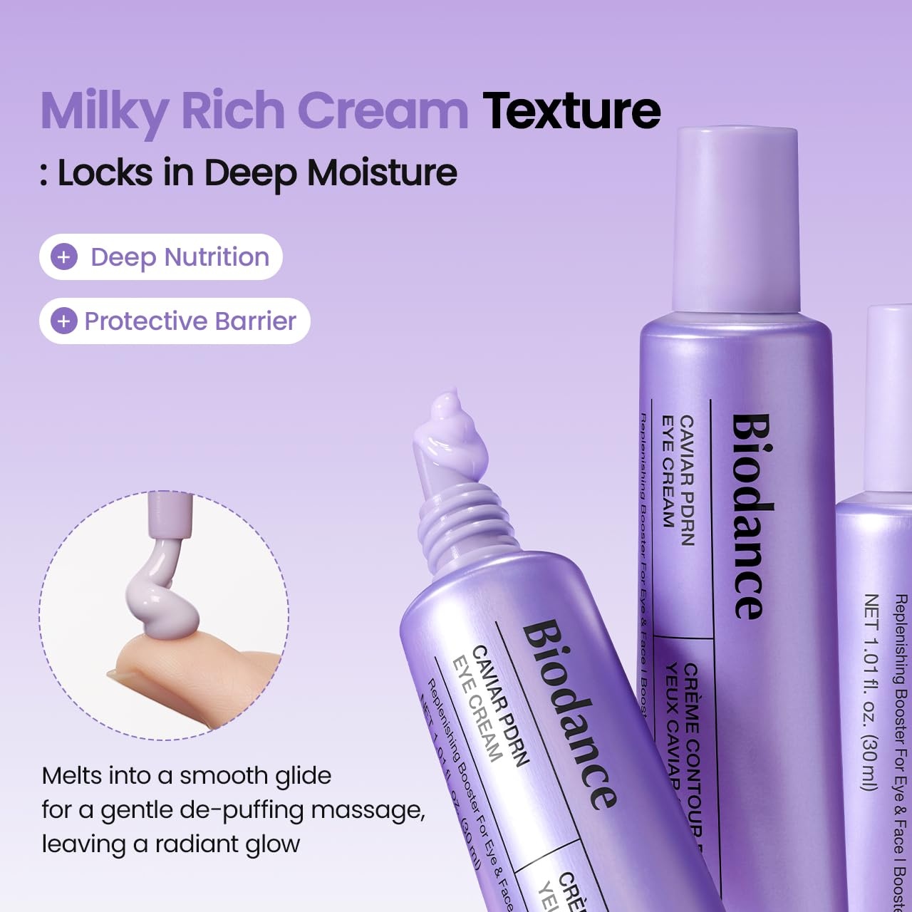 image:imageBIODANCE Caviar PDRN Eye Cream Under Eye Cream for Sagging Eye Bags and Puffiness DePuffing and Contour Lifting Self Care Gifts for Women Korean Skin Care 101 flozCaviar PDRN