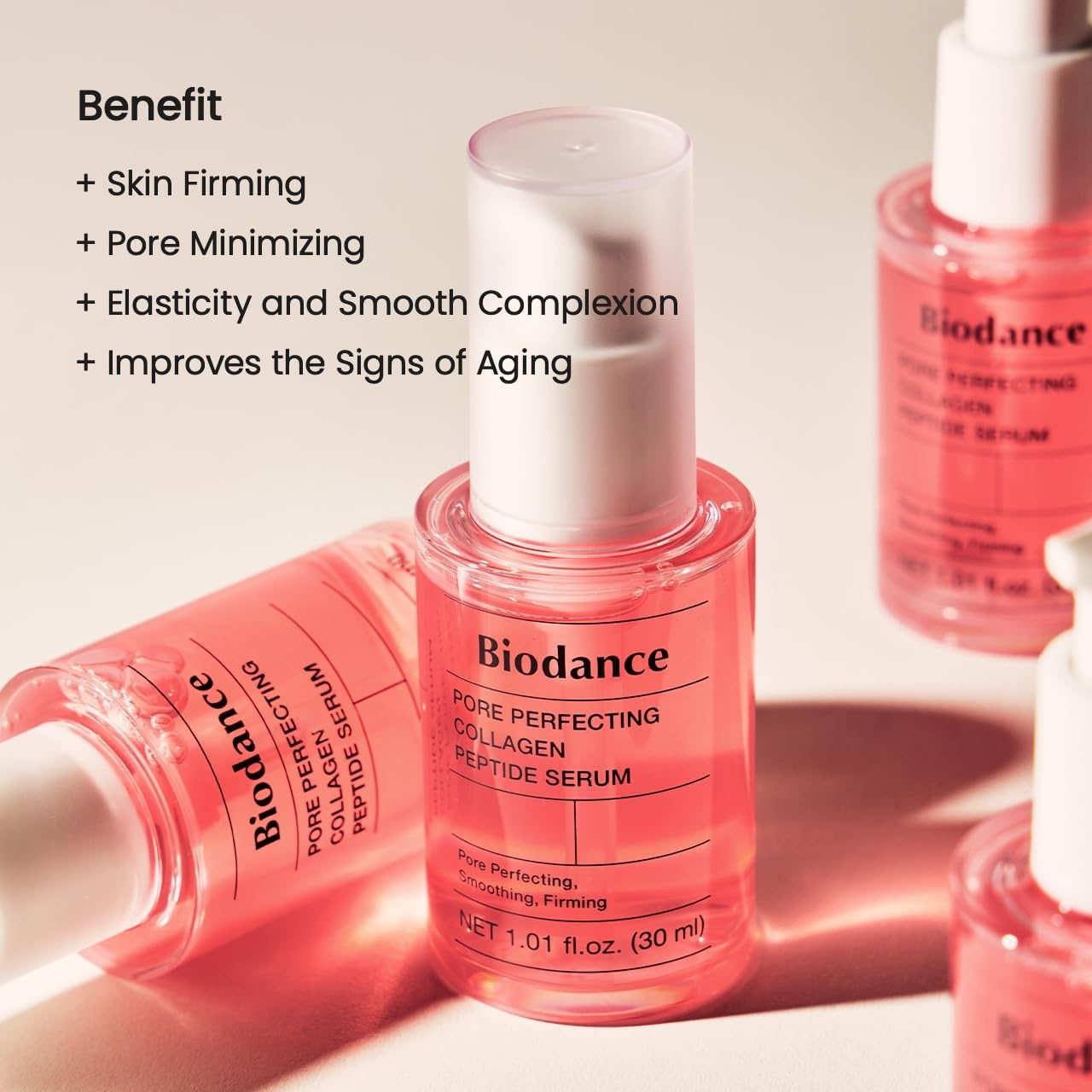 image:imageBIODANCE Collagen Duo Bio Collagen Real Deep Mask amp Collagen Peptide Serum Pink Duo Bundle for Glass Skin Plumping Hydration Firming Korean Skin Care Skin Care Set