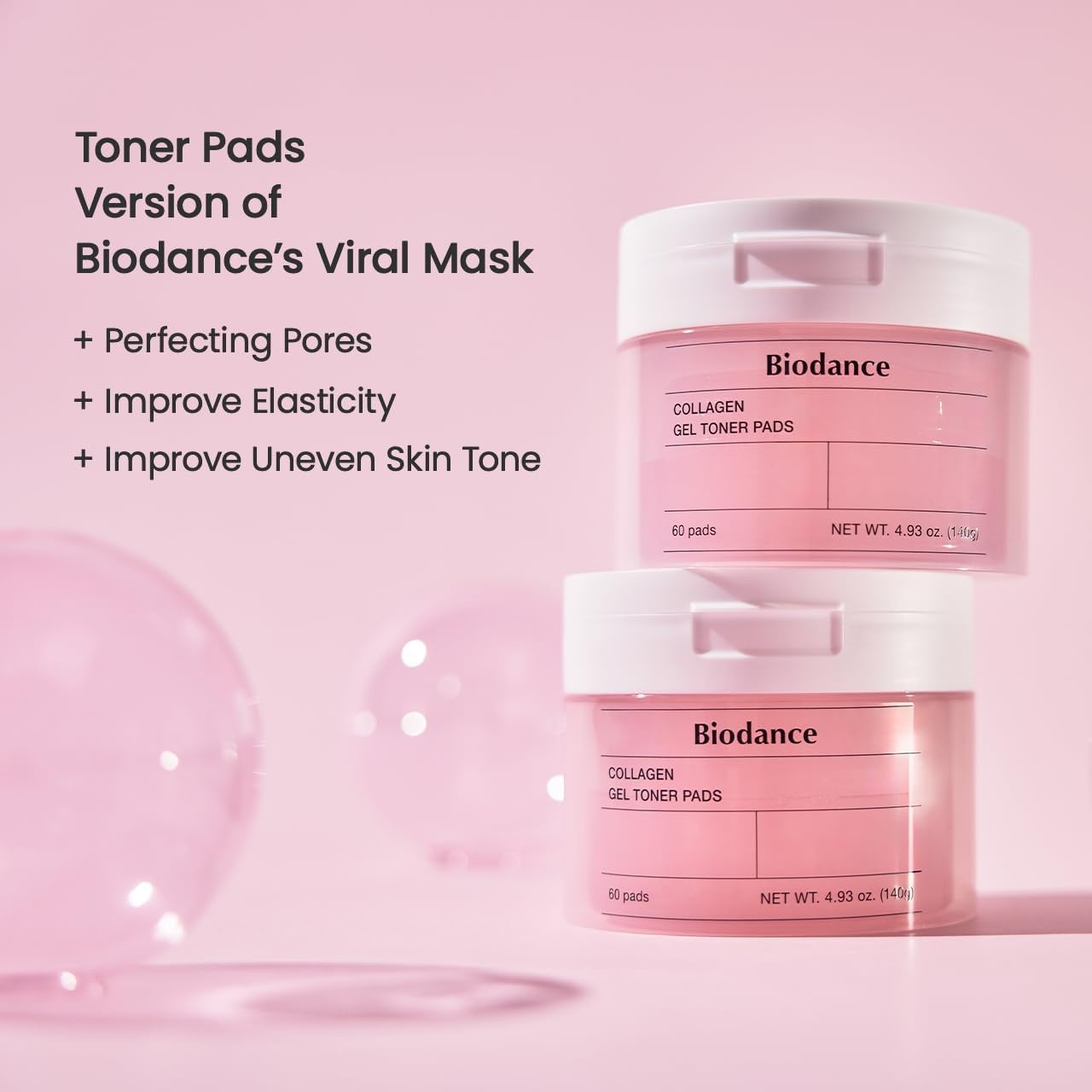 image:imageBIODANCE Collagen HydraFirm Routine Duo Collagen Toner Pads amp Facial Moisturizer Hydrating Firming Korean Skincare Routine Set for Glass Skin Korean Skin Care Skin Care Set