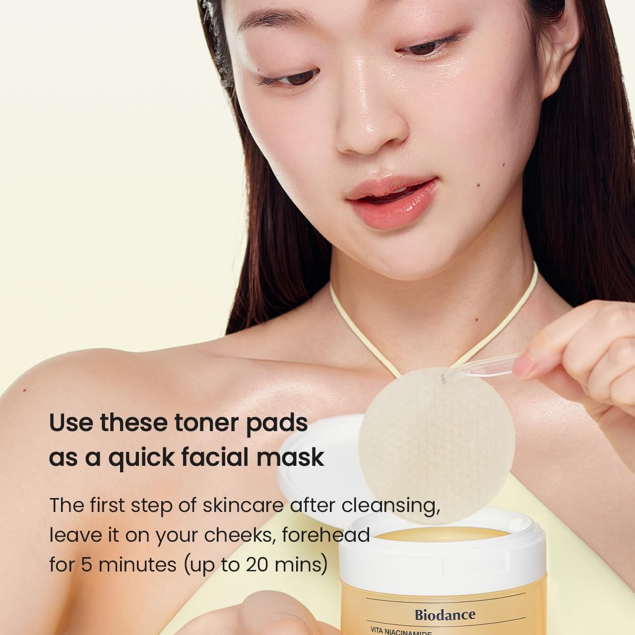 image:imageBIODANCE Radiance amp Firming Duo Vita Niacinamide Gel Toner Pads and BioCollagen Real Deep Mask for Glass Skin Brightening PoreMinimizing Korean Skin Care Skin Care Set