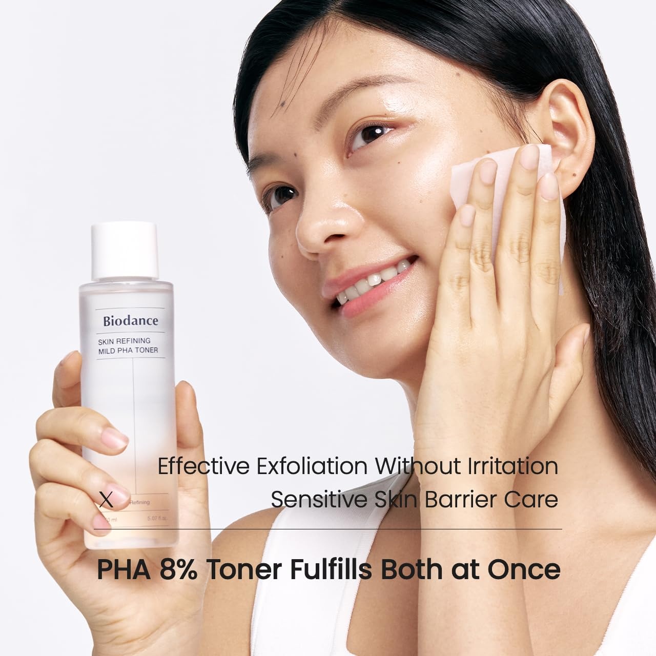 image:imageBiodance Skin Refining Mild PHA Toner Gentle Exfoliating Hydrating Face Toner for Sensitive Skin with Ceramides amp NMF Korean Skin Care 507 floz150ml
