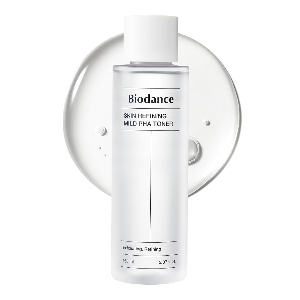 image:imageBiodance Skin Refining Mild PHA Toner Gentle Exfoliating Hydrating Face Toner for Sensitive Skin with Ceramides amp NMF Korean Skin Care 507 floz150ml