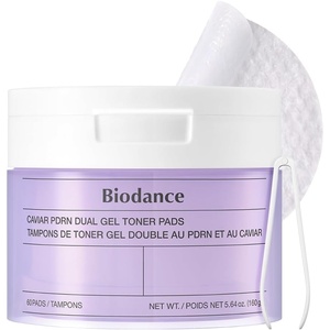 Biodance Sea Kelp Gel Toner Pads, Calming Toner Pads for Sensitive Skin, Oil & Sebum Control, Refreshing Blemish Care, Pre-Soaked Pads, Korean Skin Careㅣ60 Pads(PDRN)