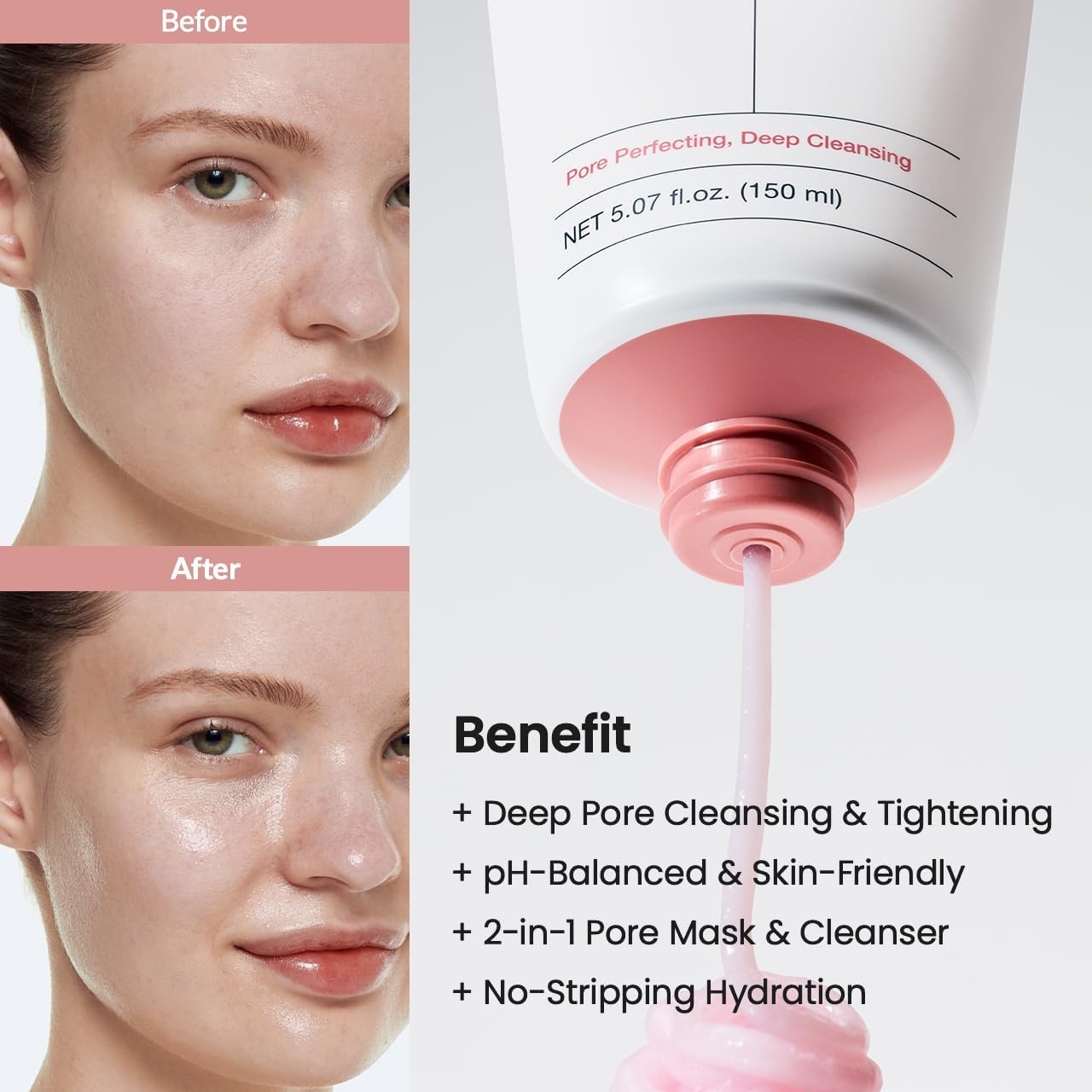 image:imageBIODANCE Collagen Cleansing Duo 2in1 Pore Mask to Foam Cleanser amp Gentle Cleansing Oil Set Facial Wash and Makeup Remover for Sensitive Skin Korean Skin Care Skin Care Set