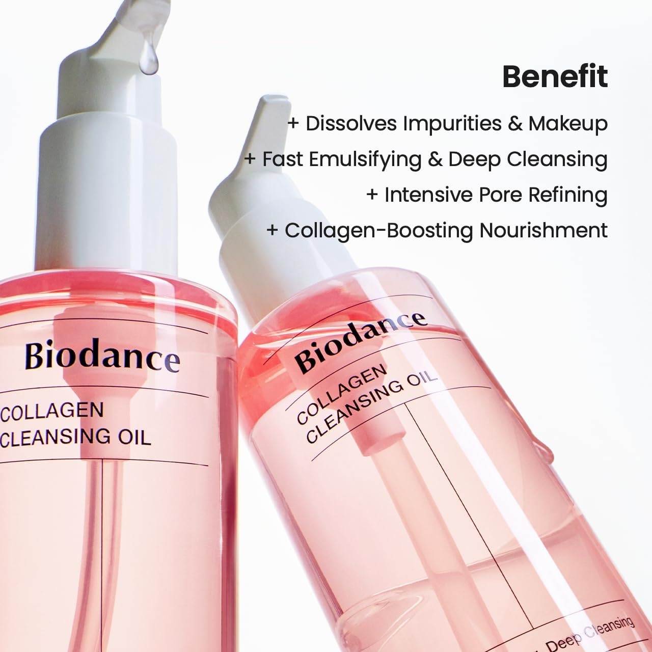 image:imageBIODANCE Collagen Cleansing Duo 2in1 Pore Mask to Foam Cleanser amp Gentle Cleansing Oil Set Facial Wash and Makeup Remover for Sensitive Skin Korean Skin Care Skin Care Set