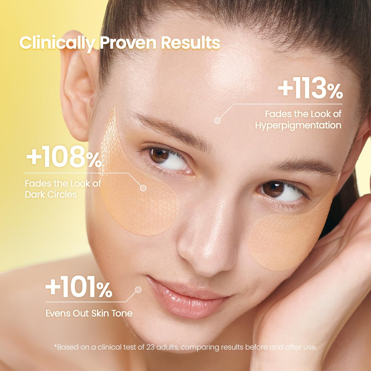 image:imageBIODANCE Hydrogel Eye Patches for Under Eye Vita Niacinamide 60 Count Dull Spot Patches for Face amp Uneven Skin Tone Travel Essentials Self Care Gifts for Women Korean Skin CareVita