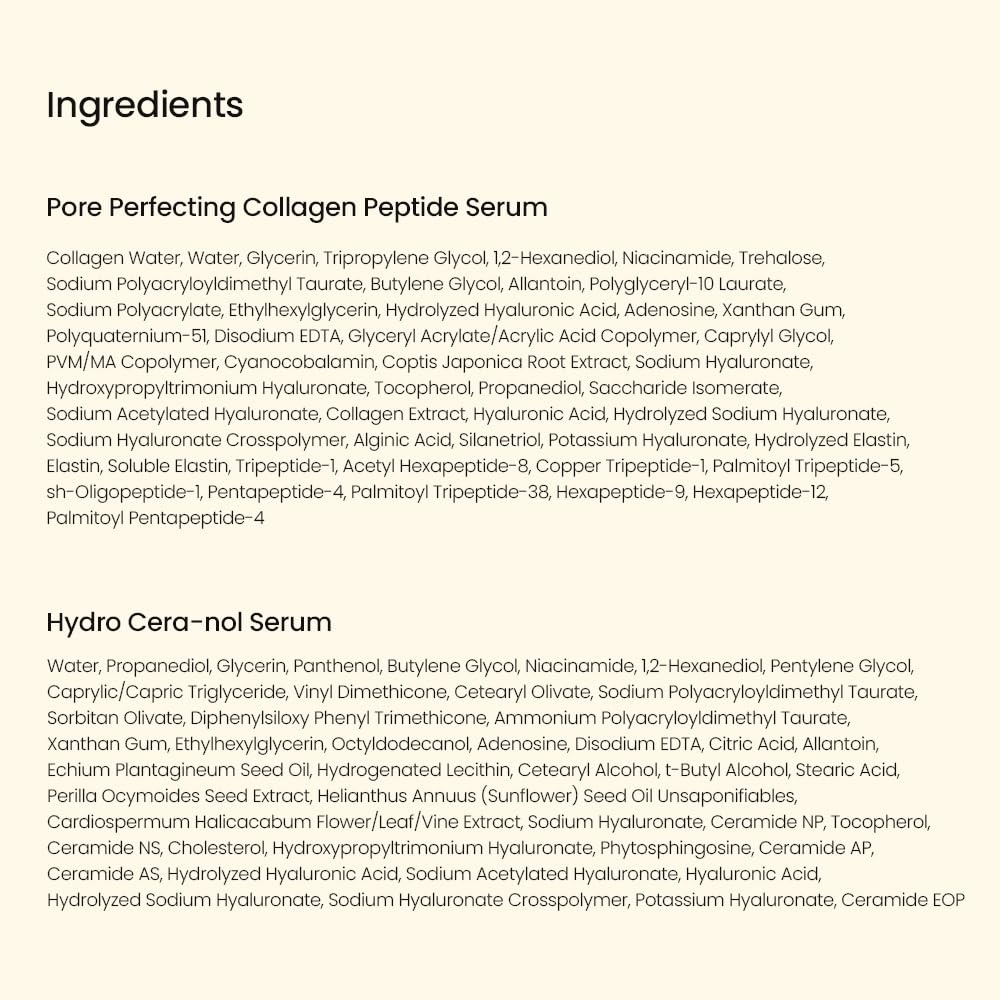 image:imageBIODANCE Serum Discovery Set 4 Mini Serums Set Korean Skin Care with Collagen Peptide Ceramide Panthenol Sea Kelp Vitamin C Niacinamide Skin Care Set 10ml x 4 Serums
