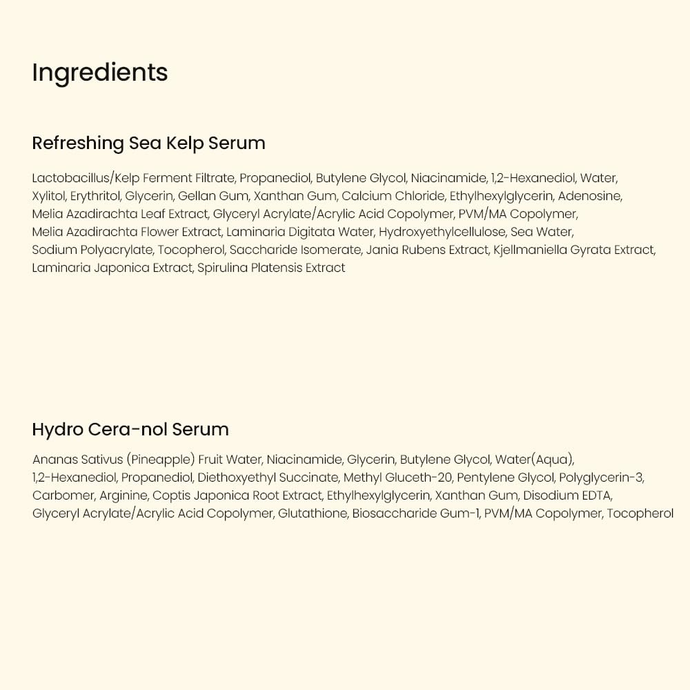 image:imageBIODANCE Serum Discovery Set 4 Mini Serums Set Korean Skin Care with Collagen Peptide Ceramide Panthenol Sea Kelp Vitamin C Niacinamide Skin Care Set 10ml x 4 Serums
