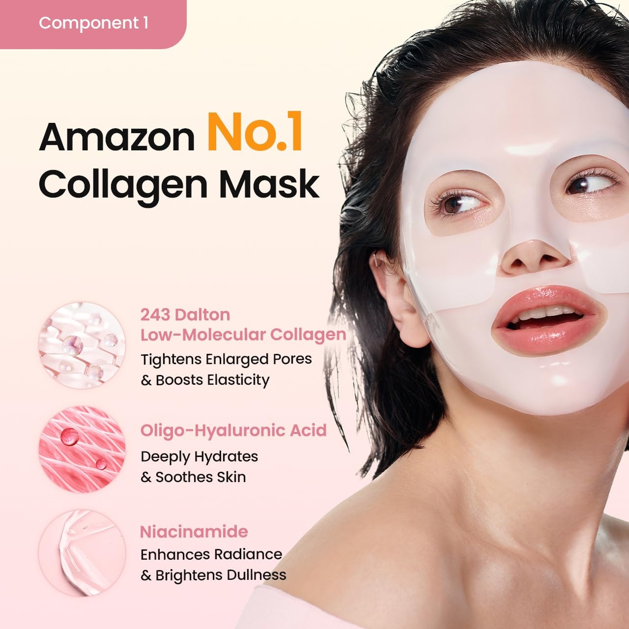 image:imageBIODANCE Best Mask Duo BioCollagen amp Ceramide Panthenol Real Deep Mask Set Firming Hydrating Face Mask Bundle for Glass Skin Korean Skincare Set Korean Skin Care Facial Mask Set