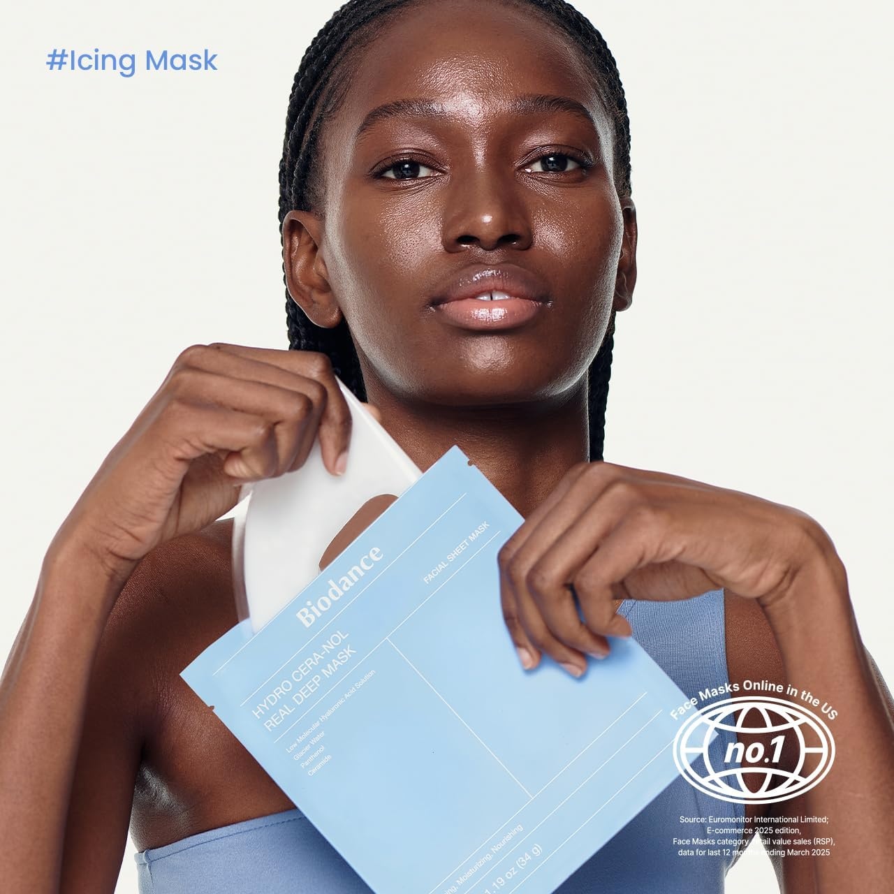 image:imageBIODANCE Repair Calming Mask Duo Set Ceramide Panthenol amp Sea Kelp Real Deep Mask Hydrating Calming Soothing Face Mask for Sensitive Skin Korean Skin Care Skin Care Set