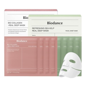 BIODANCE Clear Glow Mask Duo: Bio Collagen & Sea Kelp Real Deep Mask, Gel Face Mask Set for Glass Skin, Pluming, Calming, Korean Skincare Set, Korean Skin Care, Facial Mask Set