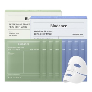 BIODANCE Repair Calming Mask Duo Set: Ceramide Panthenol & Sea Kelp Real Deep Mask, Hydrating, Calming, Soothing Face Mask for Sensitive Skin, Korean Skin Care, Skin Care Set