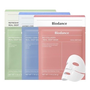 BIODANCE Triple Solution Trio: Bio Collagen & Ceramide Panthenol & Sea Kelp Real Deep Mask Set, Firming, Hydrating, Claming Kit, Korean Skin Care,Skin Care Set