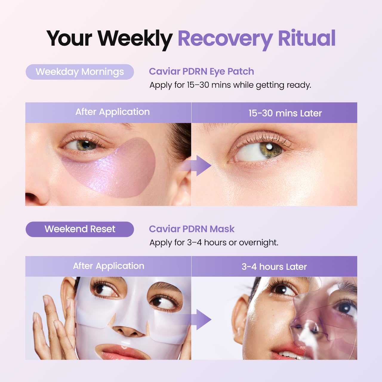 image:imageBIODANCE Caviar PDRN Firming amp Depuffing Set Real Deep Mask amp Eye Patches Bundle Under Eye Bags amp Puffy Eyes Care Korean Skincare Routine for Vitality Glass Skin Gift Set