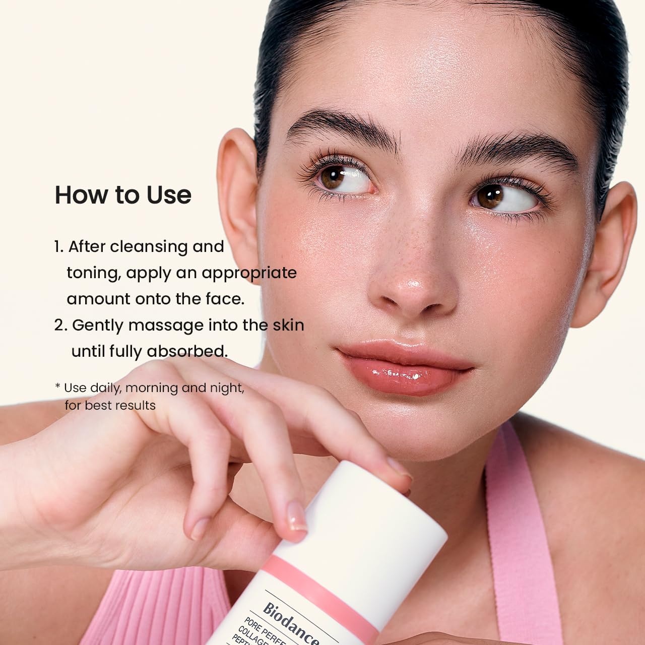 image:imageBIODANCE Collagen Glass Skin Duo Collagen Real Deep Mask amp Pore Perfecting Peptide Cream Bundle for Plumping Hydration Firming Korean Skin Care Skin Care Set