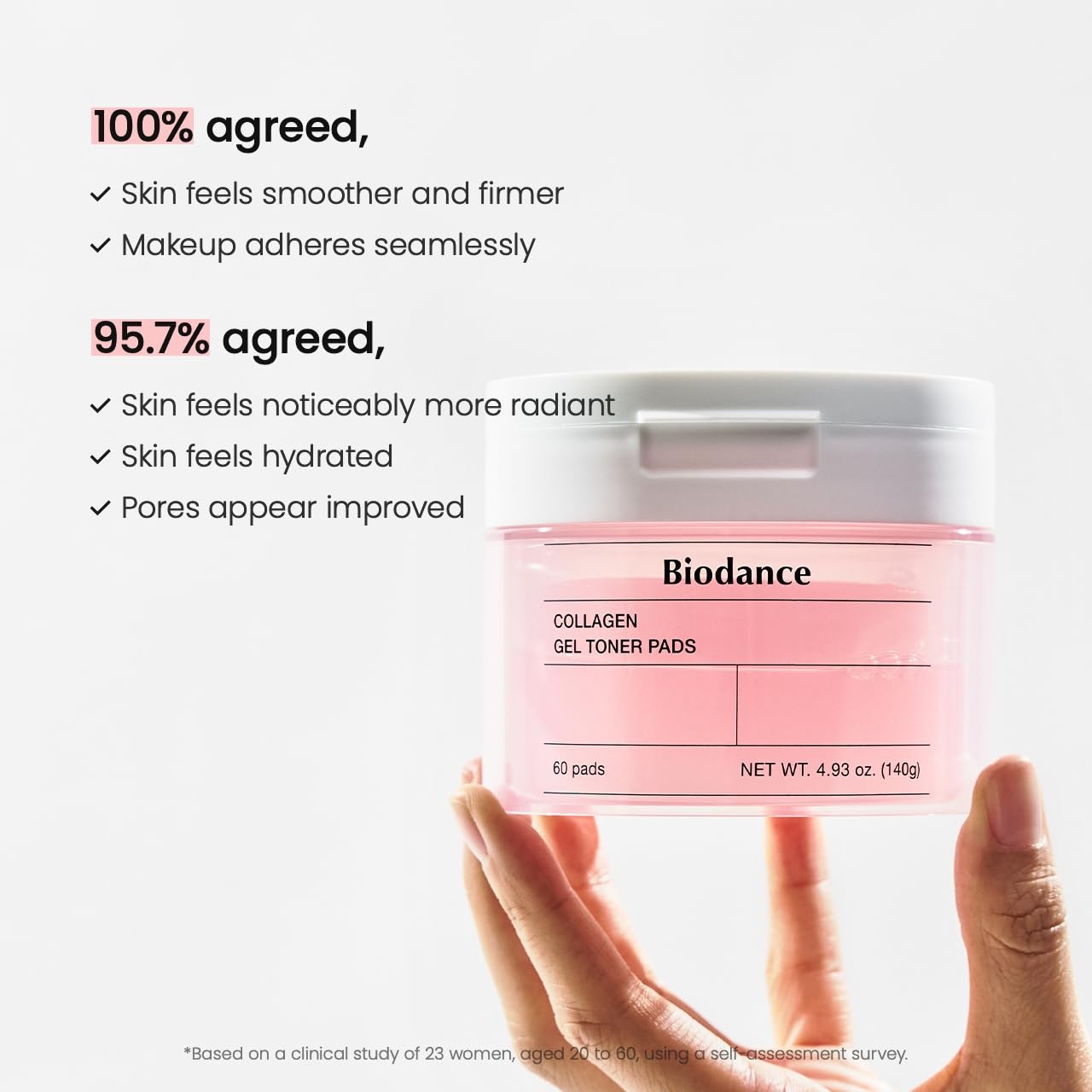image:imageBIODANCE Collagen Pink Glow Trio Collagen Real Deep Mask amp Toner Pads amp Peptide Serum for Plumping Hydration Firming Korean Skin Care Skin Care Set