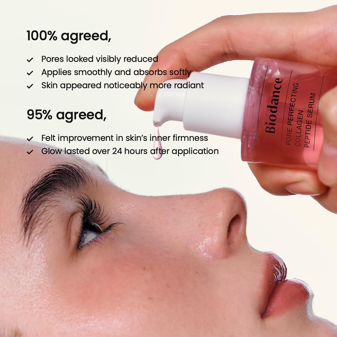 image:imageBIODANCE Collagen Plumper Duo Pore Perfecting Collagen Peptide Serum amp Facial Moisturizer Korean Skincare Set for Plumping Glass Skin Korean Skin Care Skin Care Set