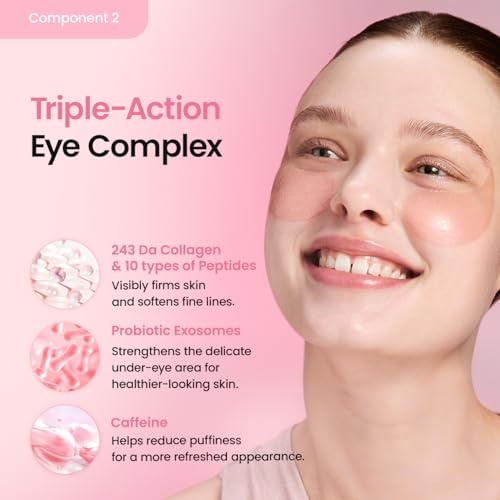 image:imageBIODANCE Collagen AntiAging Set Bio Collagen Real Deep Mask amp Collagen Peptide Eye Patches Set for Face amp Smile Lines Korean Skin Care Skin Care Gift Set